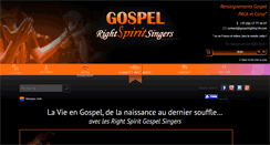 Desktop Screenshot of gospelrightspirit.com