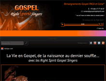 Tablet Screenshot of gospelrightspirit.com
